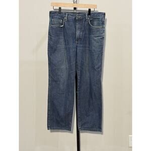 Brooks Brothers 346 Straight Fit Blue Medium Wash Mens Jeans 34x34